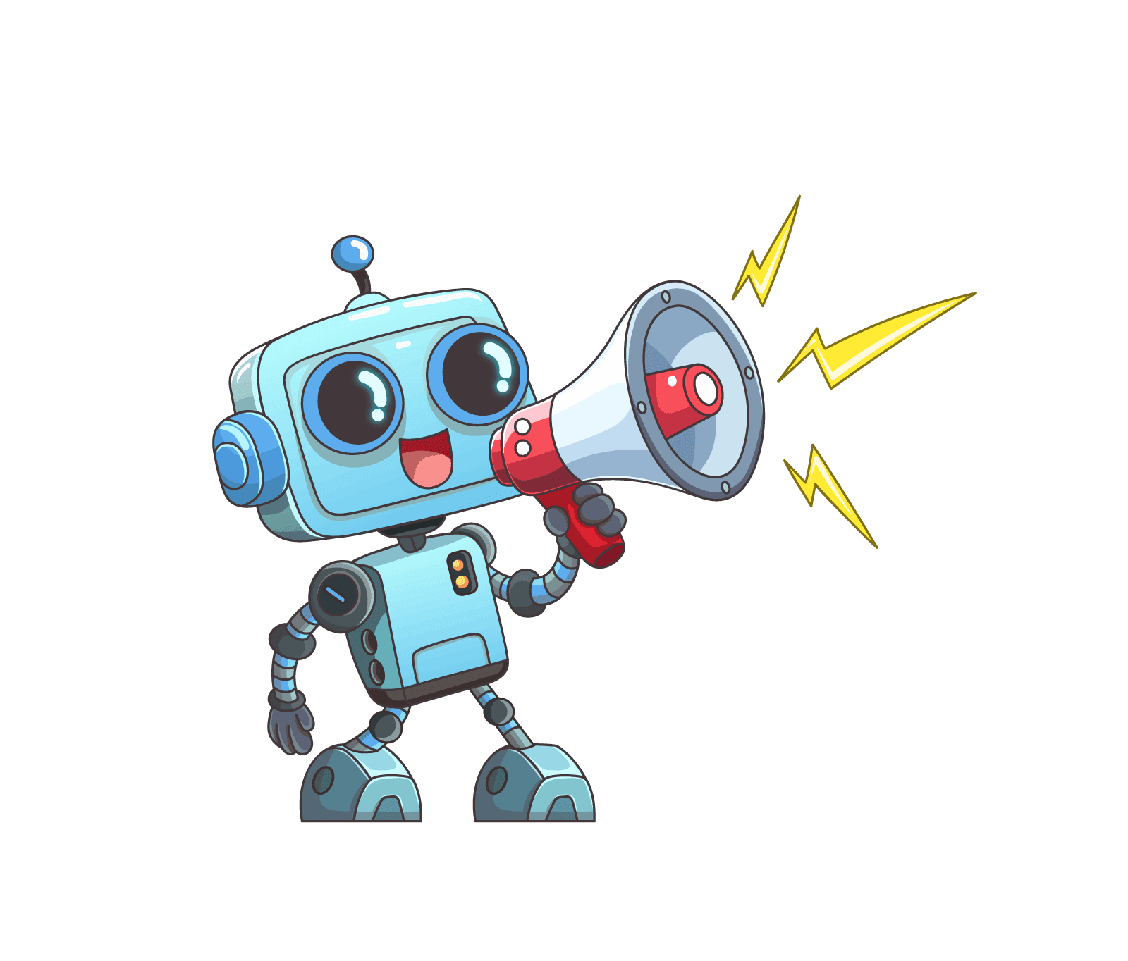 news information alert illustration robot incidite